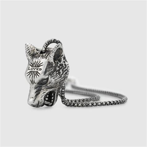 gucci wolf earrings|Gucci earrings for men.